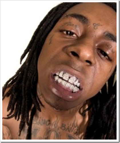 lollipop lil wayne. Rapper Lil Wayne had a grill