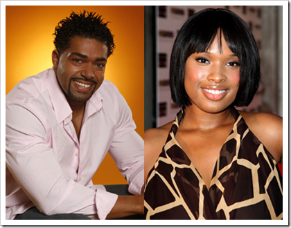 David 'Punk' Otunga and Jennifer Hudson