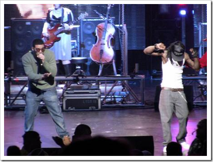 Lil Wayne On Stage. Drake · Lil#39; Wayne Rising