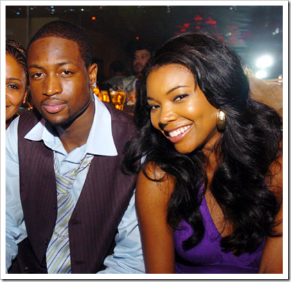 Dwayne Wade and Gabrielle Union