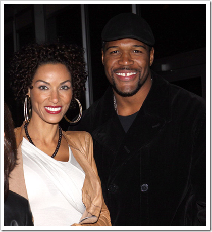 Nicole Mitchell and Michael Strahan